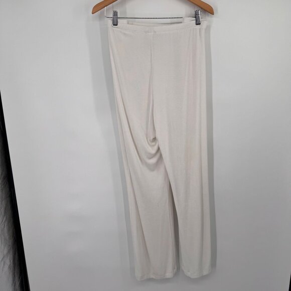 Chicos 4 Travelers White travel knit  Pants line pull on size 2x plus - Picture 8 of 12